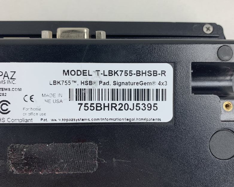 Topaz T-LBK755-BHSB-R Signature Gem 4x3 Tested No Stylus No Cord