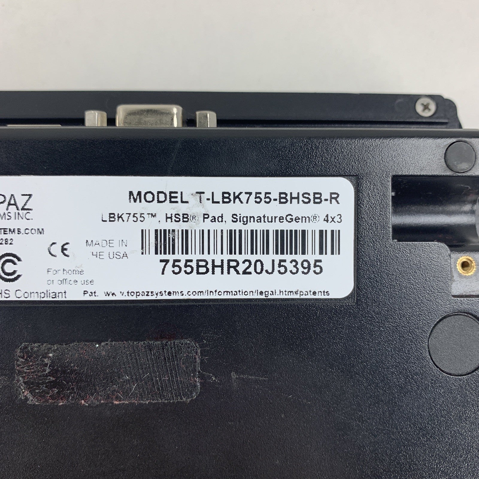 Topaz T-LBK755-BHSB-R Signature Gem 4x3 Tested No Stylus No Cord