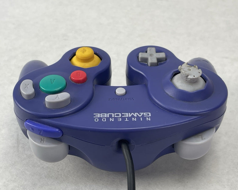 Nintendo DOL-003 Indigo GameCube Controller For Parts Or Repair