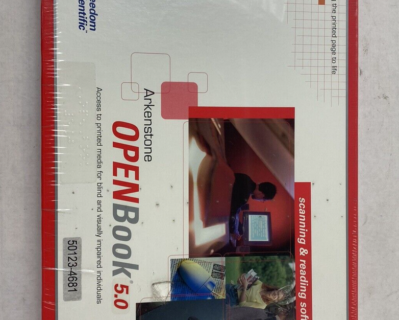 Freedom Scientific Open Book 5.0 PC Blind Scanning and Reading Software Sealed