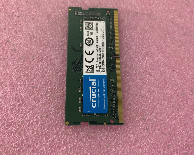 Crucial Micron 8GB DDR4-2400 SODIMM 1.2V CL 17 - Untested
