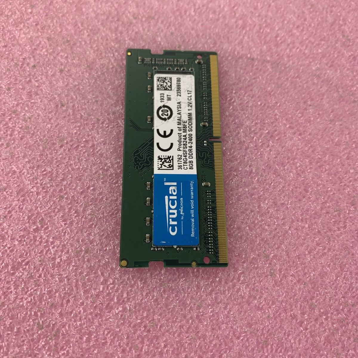 Crucial Micron 8GB DDR4-2400 SODIMM 1.2V CL 17 - Untested3