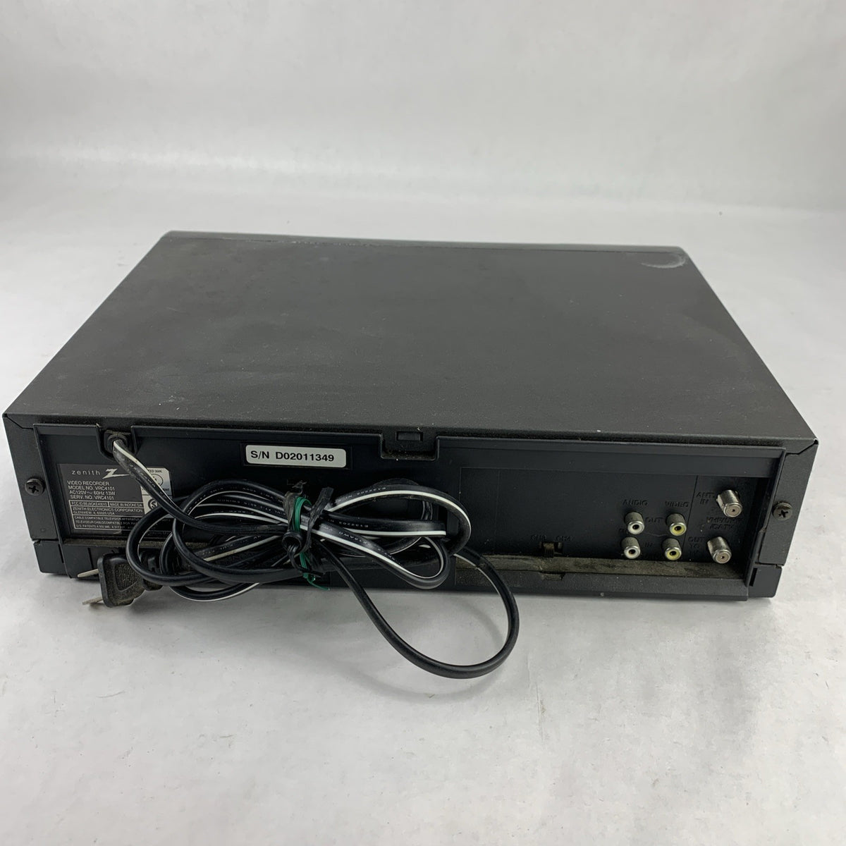 Zenith VRC4101 Mono VHS VCR Video Cassette Recorder - No Remote - Power Tested6