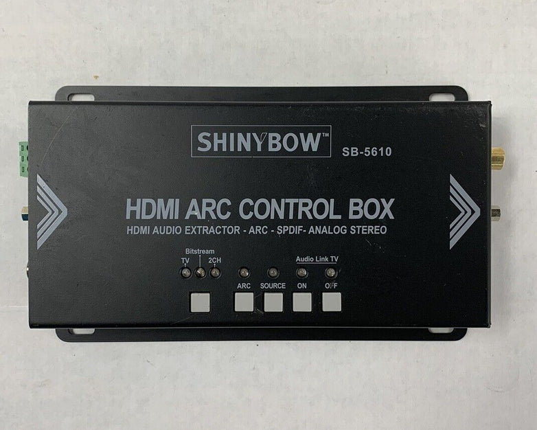 Shinybow SB-5610 HDMI Audio Extractor-ARC-SPDIF-Analog Stereo Control Box