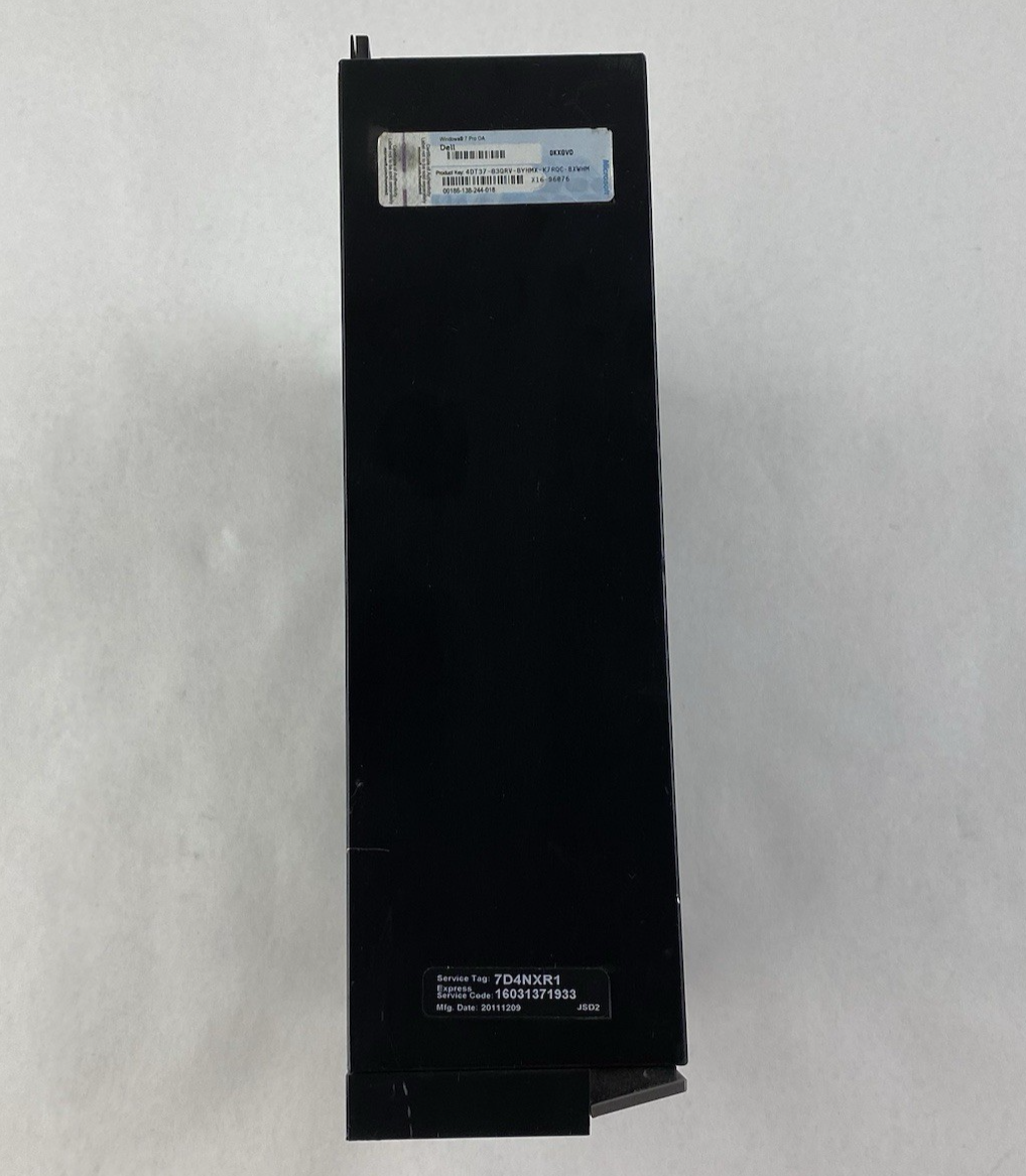 Dell OptiPlex 790 SFF Intel Core i3-2120 3.30GHz 3GB RAM No HDD No OS