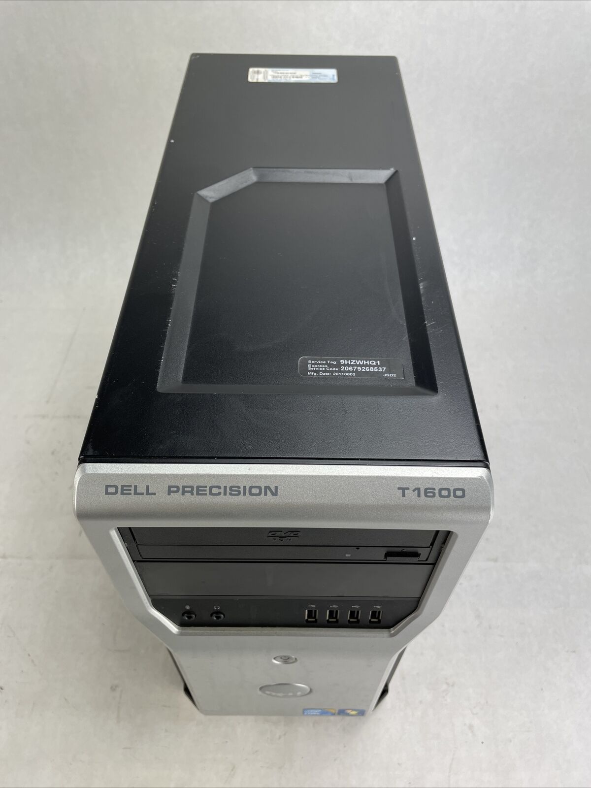 Dell Precision T1600 MT Intel Core i3-2120 3.3GHz 4GB RAM No HDD No OS