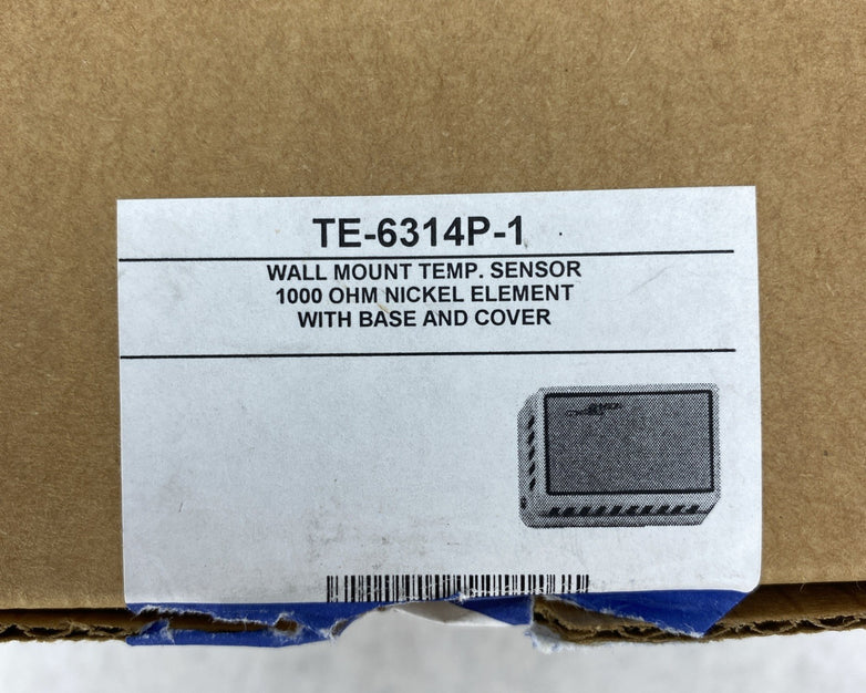 Johnson Controls TE-6314P-1 Wall Mount Temp. Sensor 1000 OHM Nickel Element