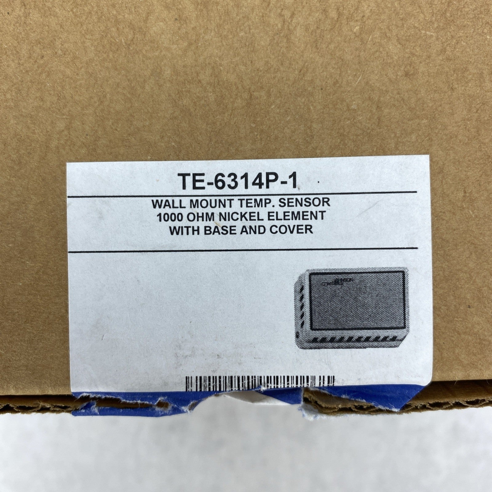 Johnson Controls TE-6314P-1 Wall Mount Temp. Sensor 1000 OHM Nickel Element3