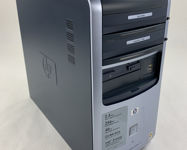 HP Pavilion a200n MT Intel Celeron 2.40 GHz 768 MB RAM No HDD No OS