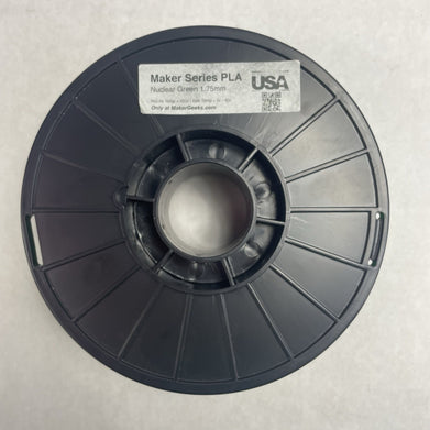 Maker Series PLA Nuclear Green PLA 1.75mm Filament