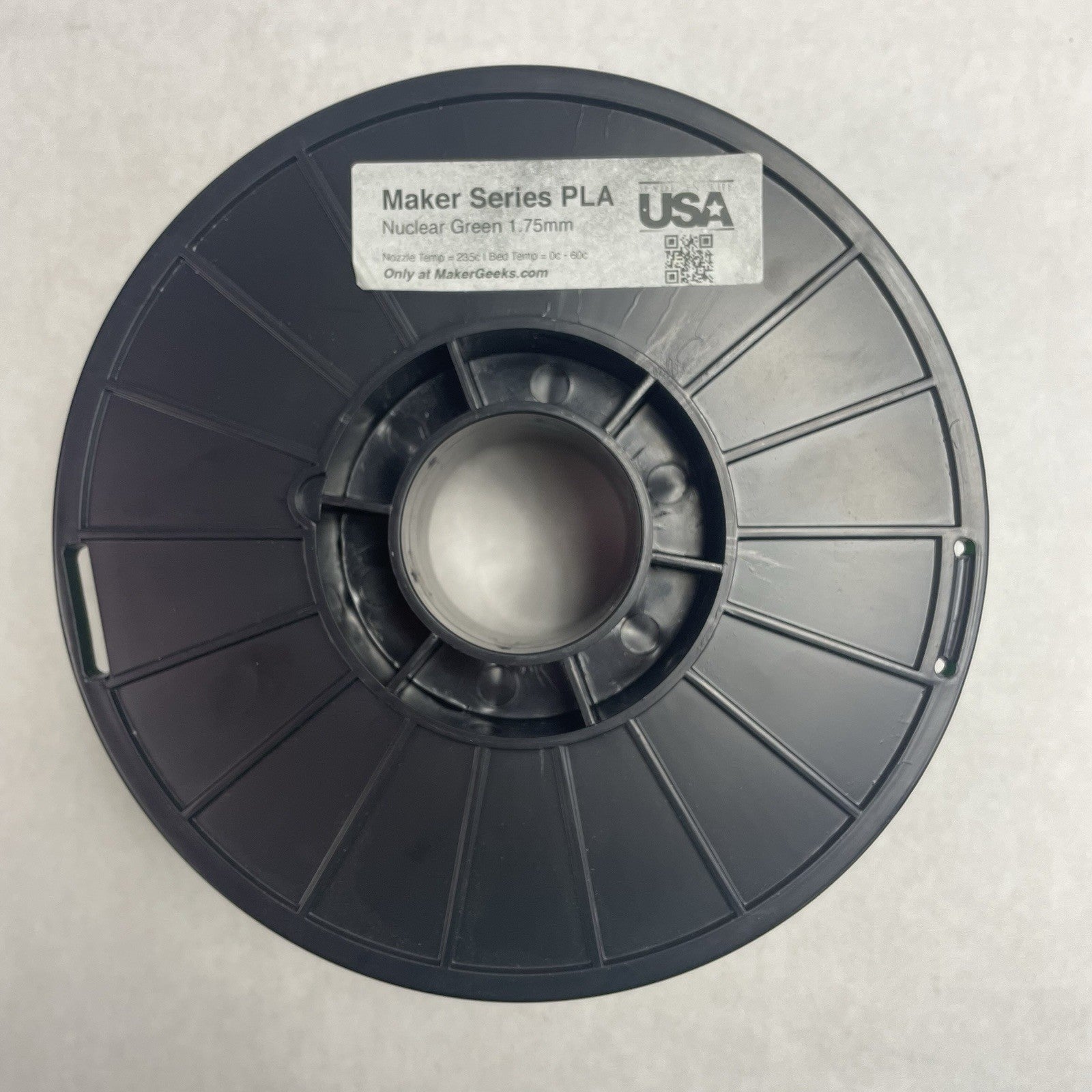 Maker Series PLA Nuclear Green PLA 1.75mm Filament