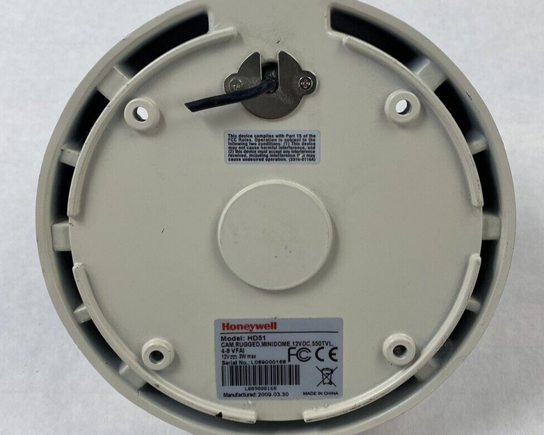 Lot of 5 Honeywell HD51 Rugged Dome Camera Untested For Parts or Repair