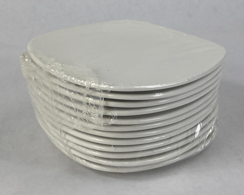 Steelite Distinction C078 Plate Quadro 14cm 5 1/2 Monaco White 36ct. per Case