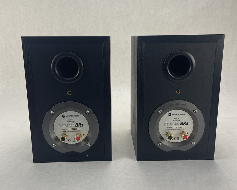 Monitor Audio Bronze BR1 Bookshelf Speakers Tested Working Unit