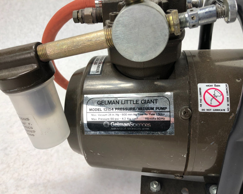 Gelman Instrument Co. Little Giant 13154 Pressure Vacuum Pump Emerson SA55NX
