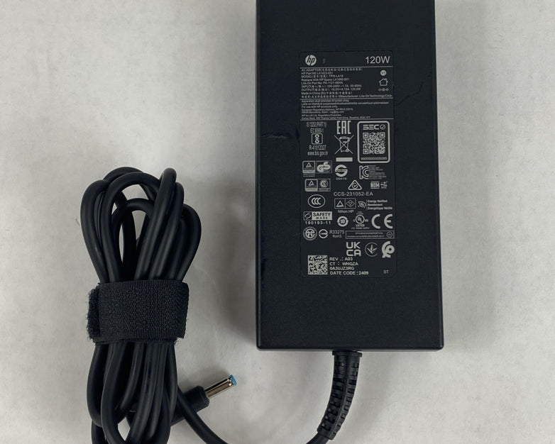 HP TPN-LA18 240V 1.7A Blue Tip AC Adapter No Power Cord Lot of 5