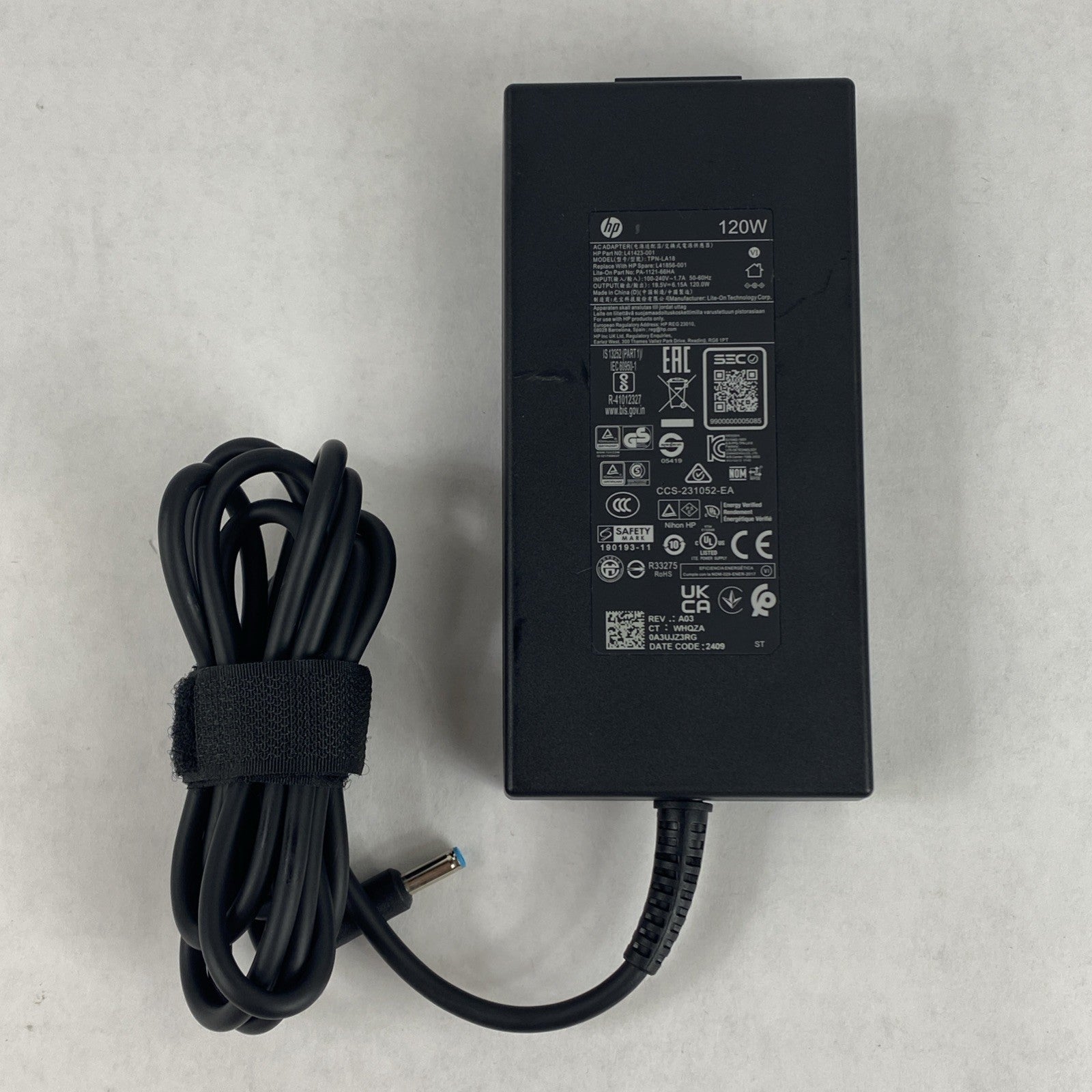 HP TPN-LA18 240V 1.7A Blue Tip AC Adapter No Power Cord Lot of 54