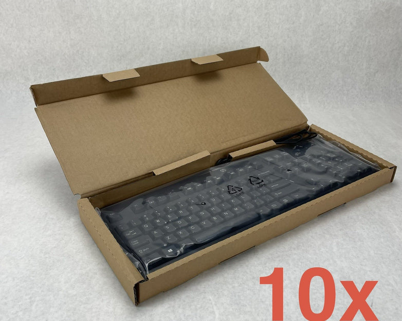 HP 672647-003 (KU1156) Wired USB Keyboard Lot of 10