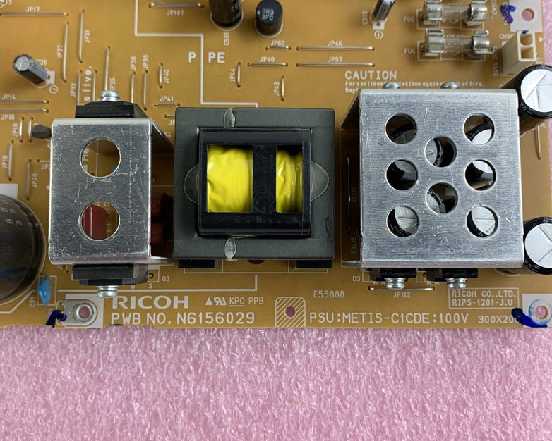 Ricoh N6156029 AZ240222C Power Board Pulled From Ricoh MP C4503 - Tested