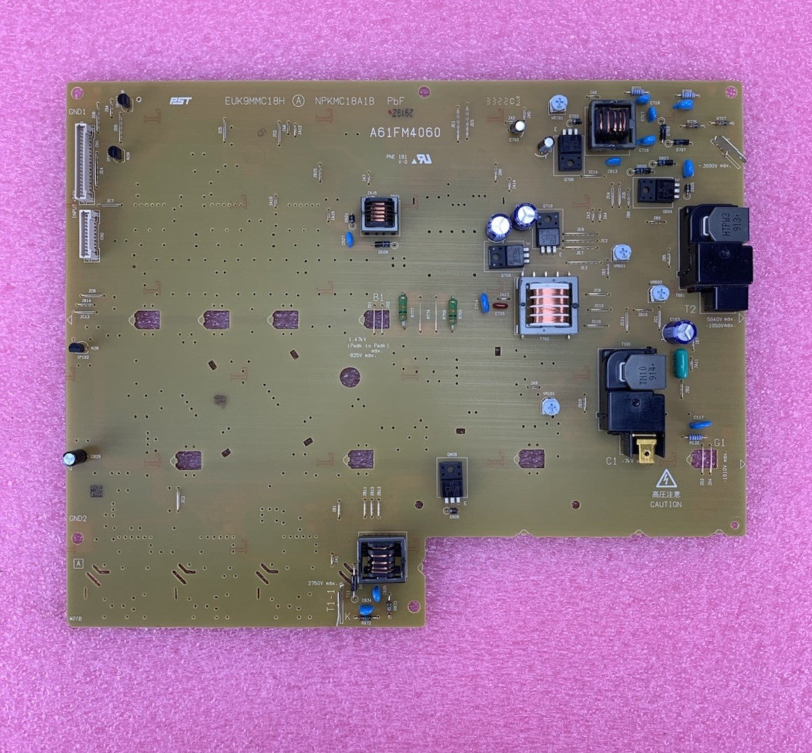Konica Minolta A61FM4060 High Voltage Power Supply Board for 284e5