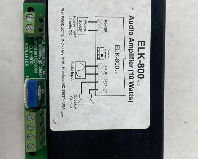 ELK-800 v.2 Audio Amplifier 12 VDC 10 Watts