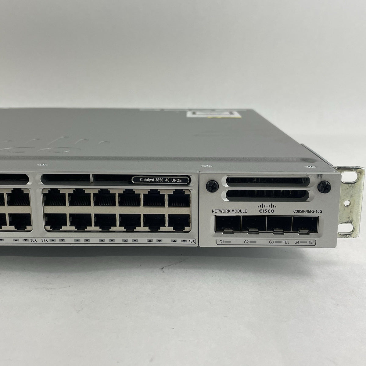 Cisco WS-C3850-48U-S V06 48-Port UPoE Switch  2x 1100W PSU Tested & Reset2