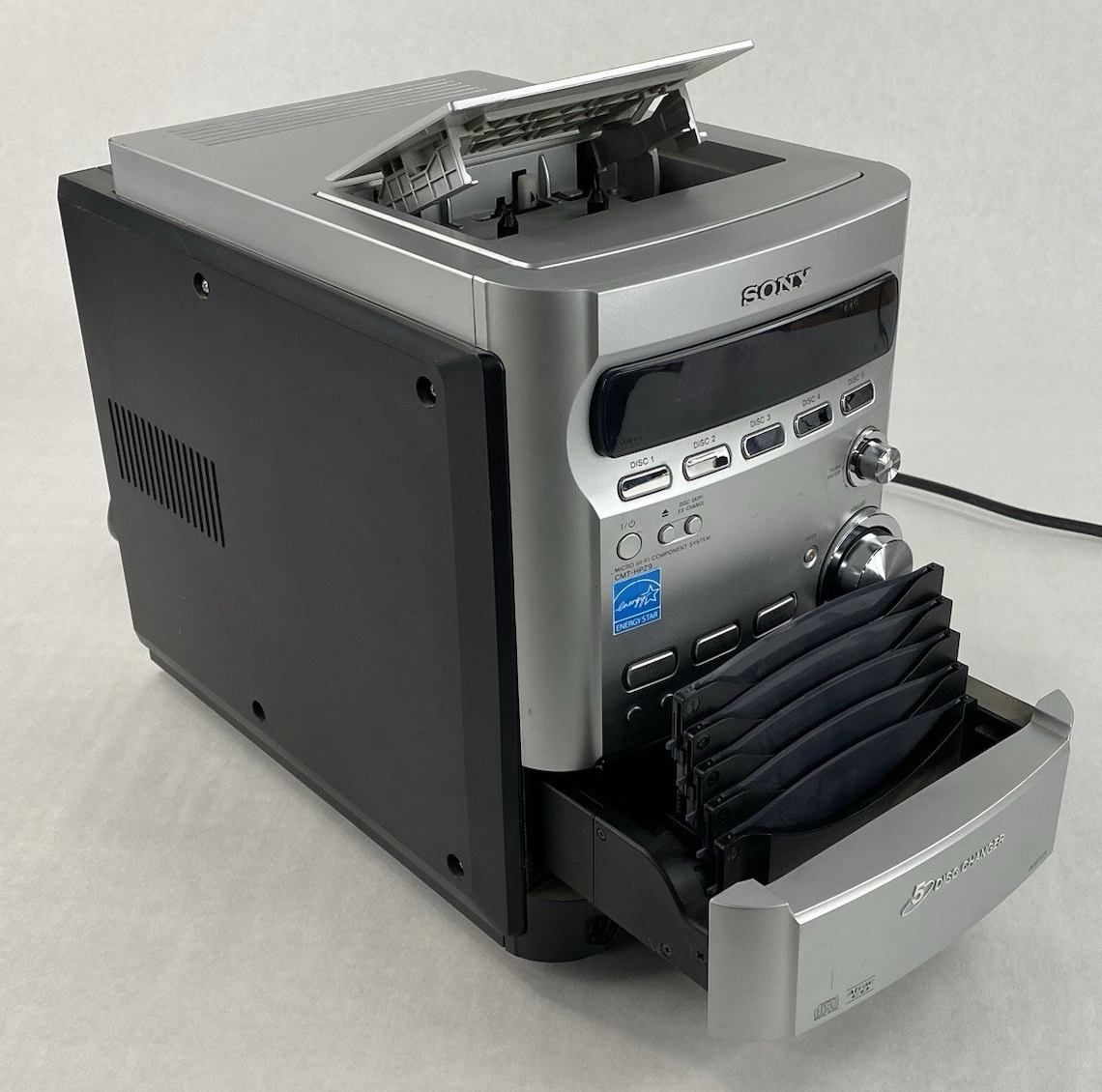 Sony CMT-HPZ9 Cassette and 5 Disc Changer AM/FM Parts or Repair