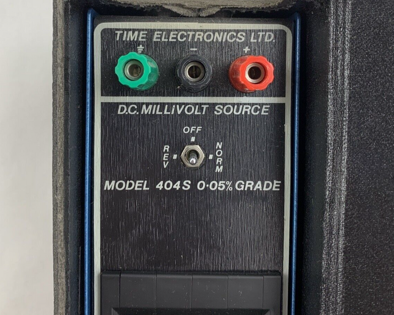 Time Electronics 404S DC Millivolt Multi Function Calibrator W/Case Untested