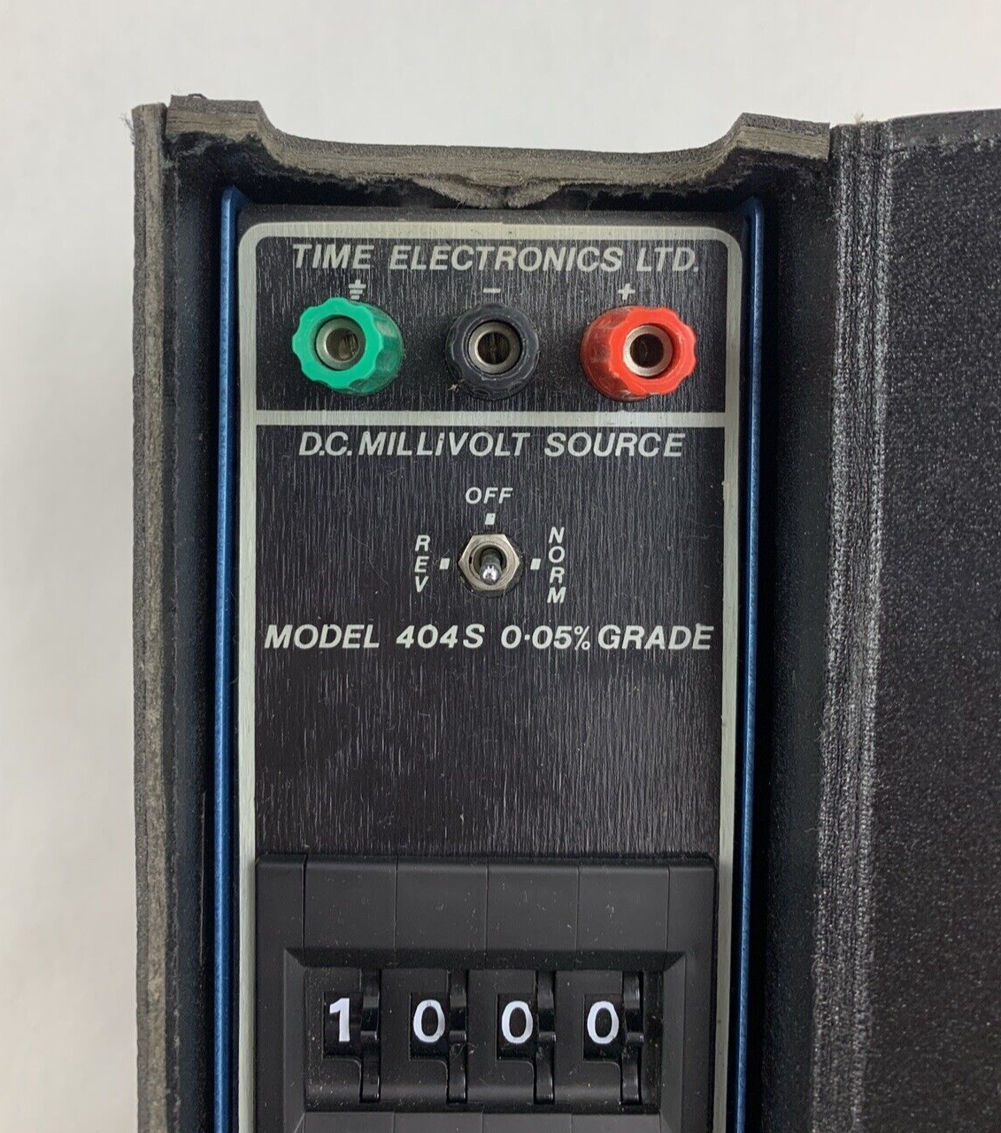 Time Electronics 404S DC Millivolt Multi Function Calibrator W/Case Untested