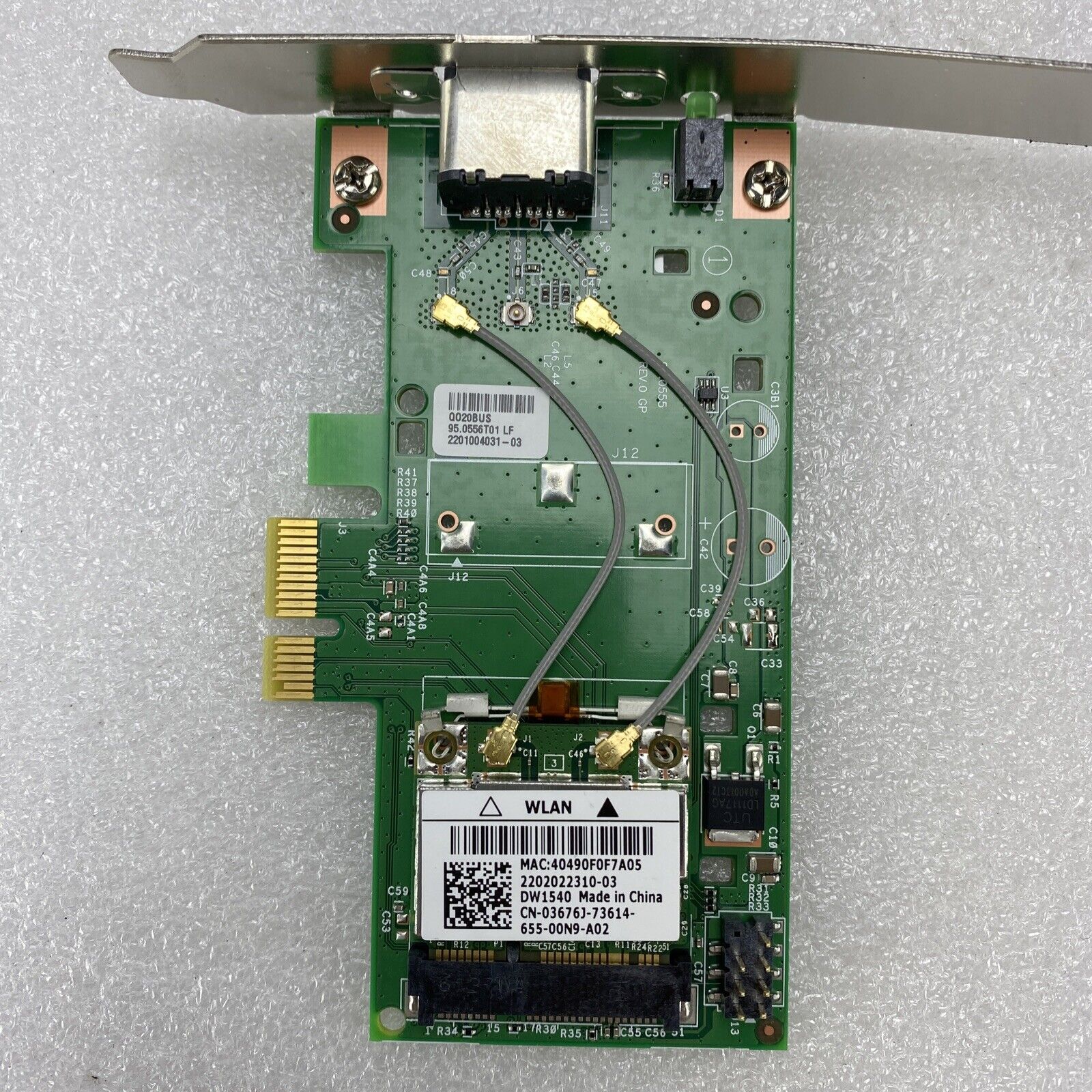 Dell 01MKM4 PCIe Network Card 03676J (Lot of 5)