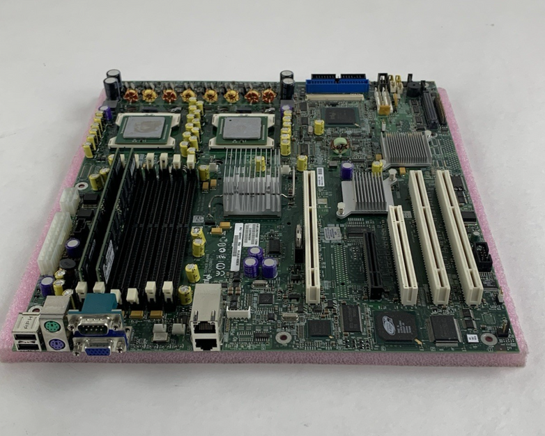 Intel SE7520BD2 Server Motherboard 2x Xeon 3.6 GHz 4 GB RAM Tested No IO Shield