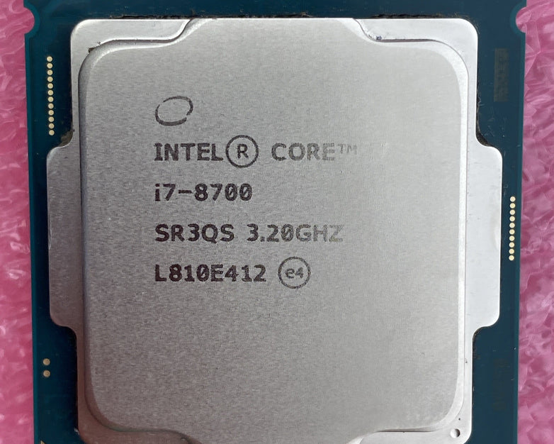 Intel Six Core i7-8700 CPU Processor 3.20GHz LGA1151 SR3QS