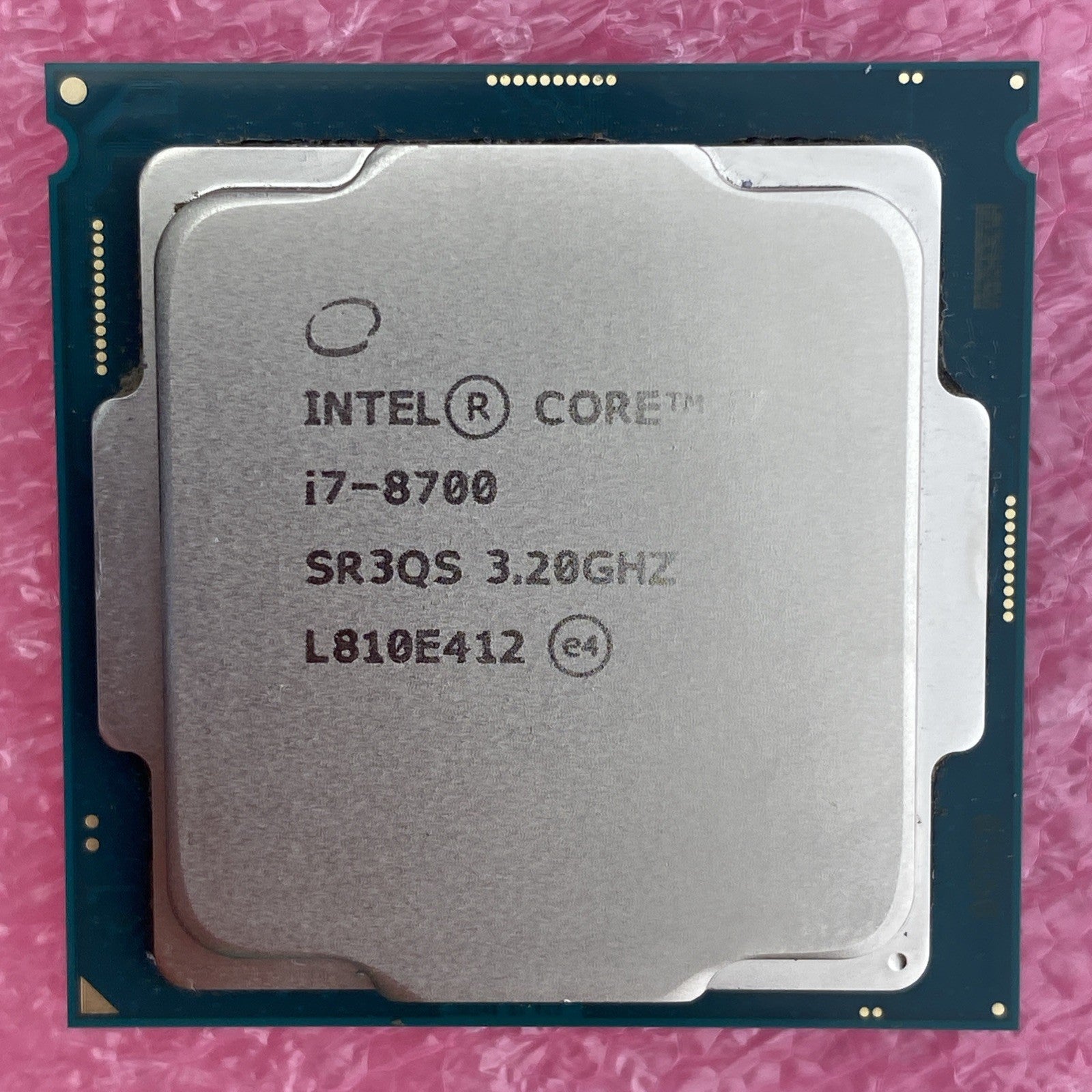Intel Six Core i7-8700 CPU Processor 3.20GHz LGA1151 SR3QS