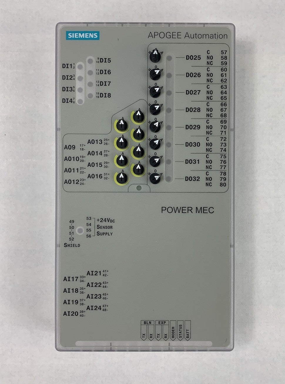Siemens Apogee Automation Power Mec Front Cover