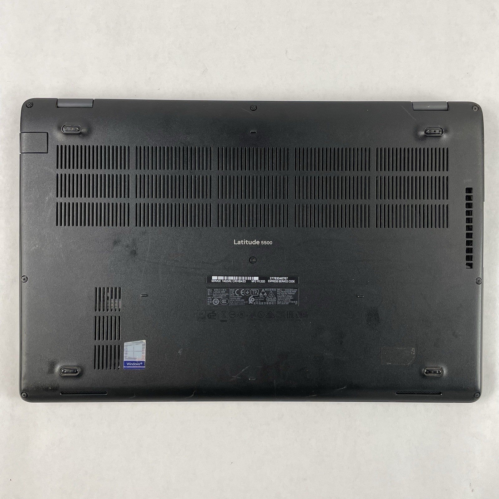 Dell Latitude 5500 15.6" i5-8265U 1.60 GHz 8 GB RAM No SSD/OS/AC - Bad Edge15