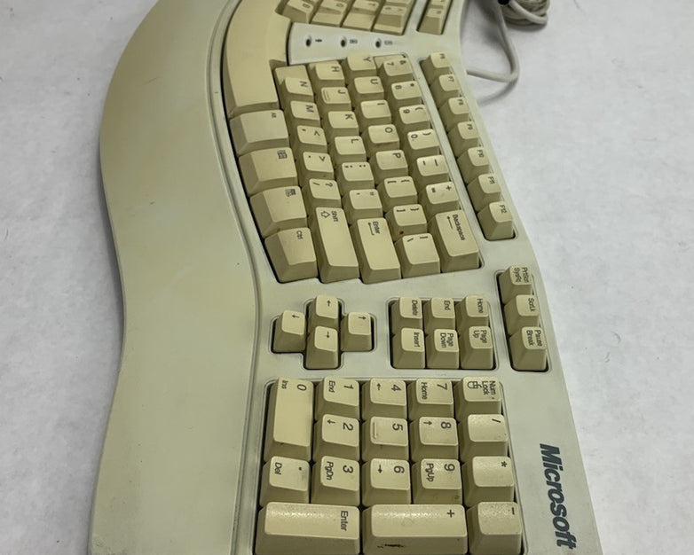 Microsoft E06301PS2 X03-51764 PS/2-Wired Ergonomic Mechanical Keyboard