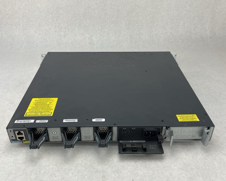 Cisco WS-C3650-48PS-L V05 48-Port PoE+ Switch 1x PSU Tested Reset