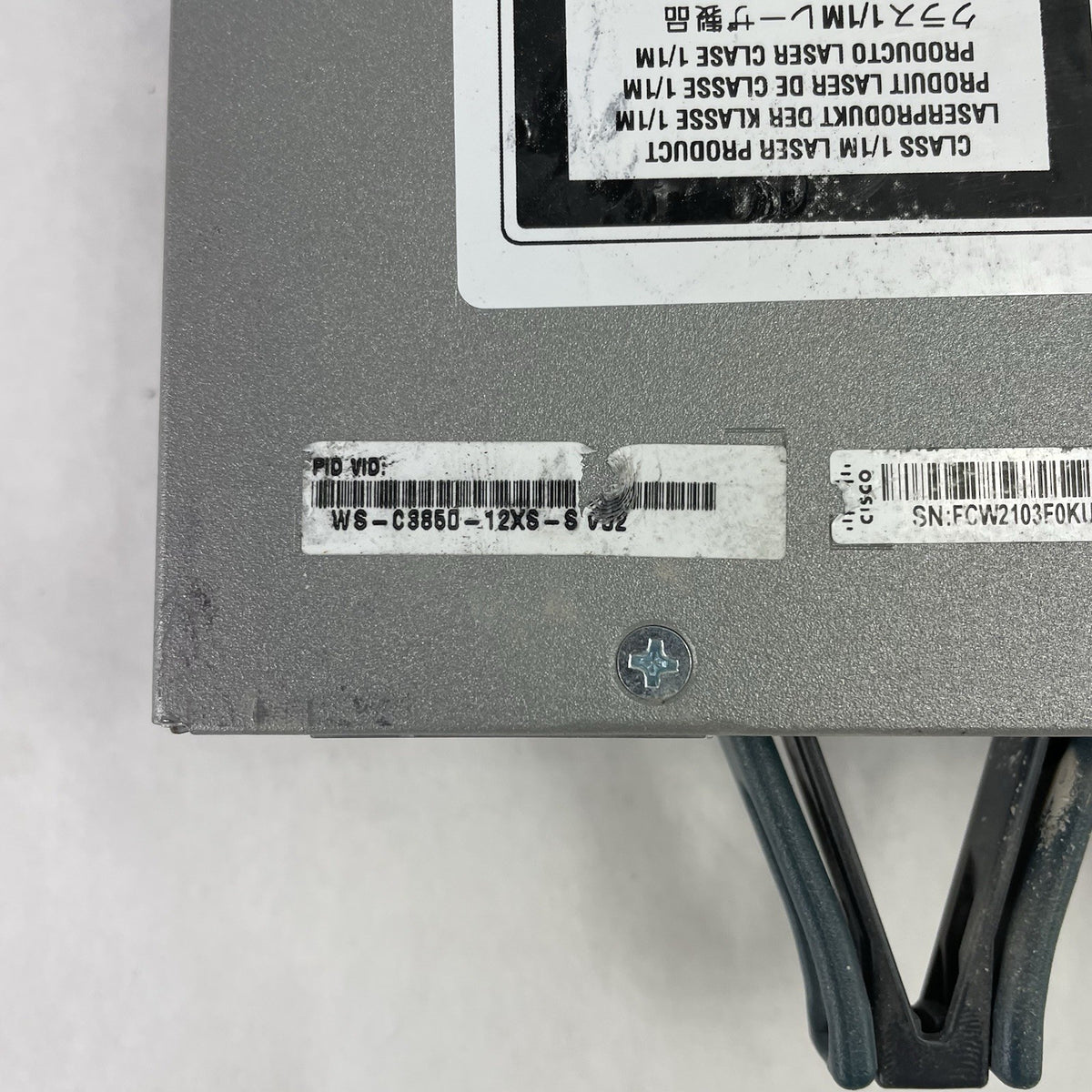 Cisco WS-C3850-12XS-S V02 IP Base Switch 12 SFP+ Eth Port 2X PSU - Tested10