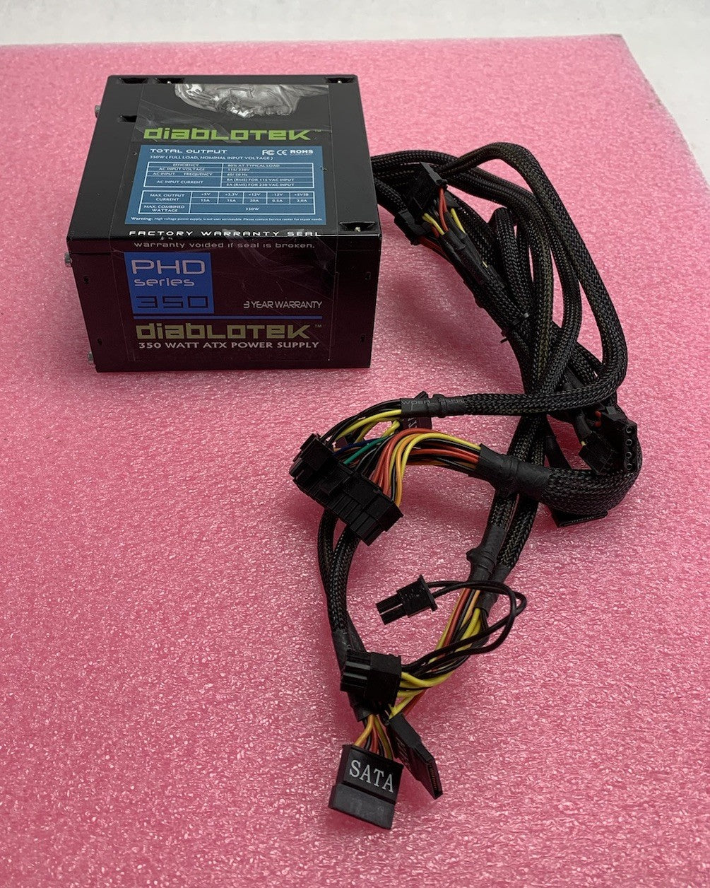 Diablotek PHD Series 350 350W Power Supply