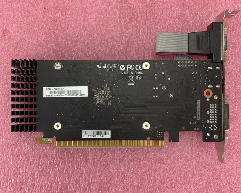MSI GeForce GT 720 N720-1GD3HLP 1GB DDR3 Video Graphics Card