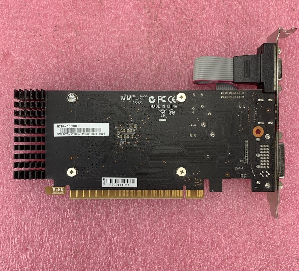 MSI GeForce GT 720 N720-1GD3HLP 1GB DDR3 Video Graphics Card7