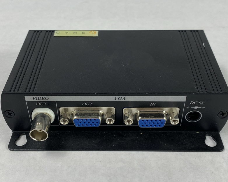 Cyrex VGA to BNC Converter No AC Adapter Untested