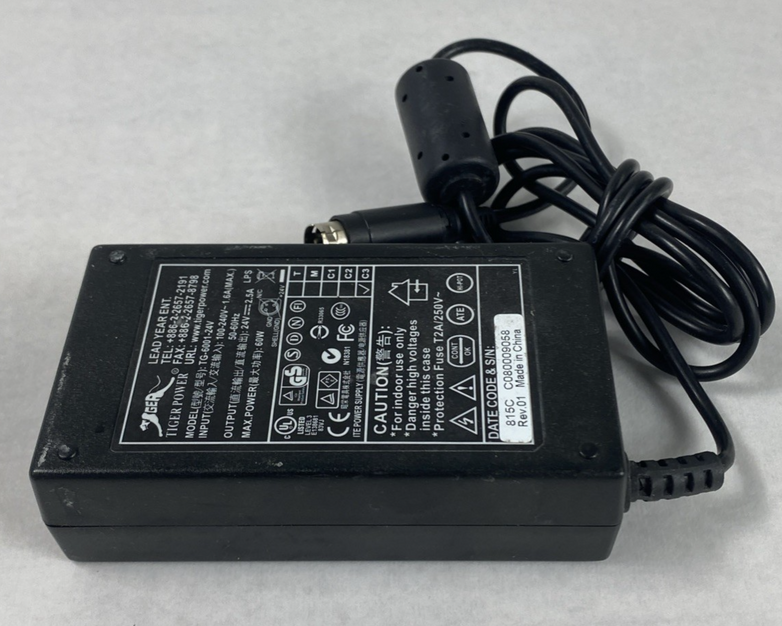 Tiger Power TG-6001-24V 24V 2.5A 60W AC Adapter (Lot of 2)