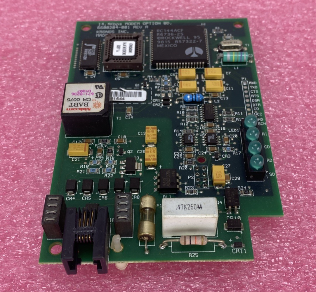 Kronos 6600204-001 Rev A 14.4Kbps Modem Card