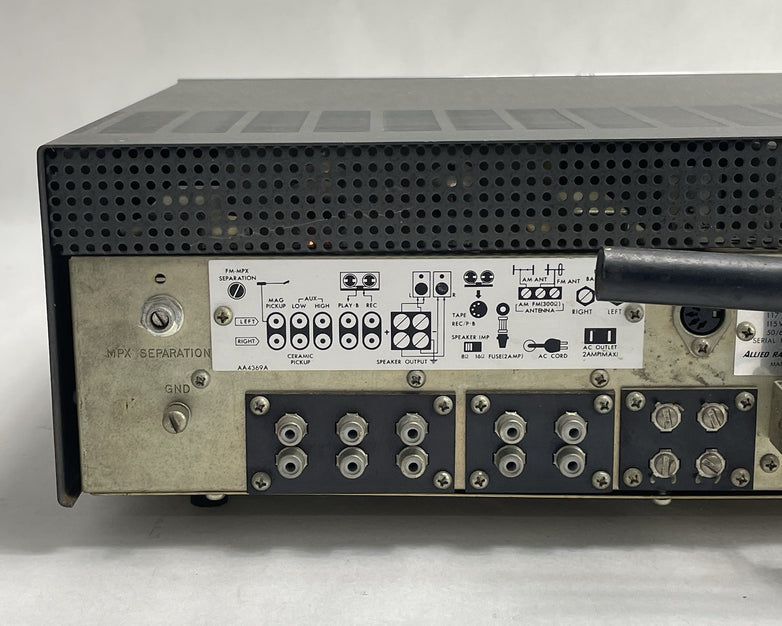 Allied 333 Tube Receiver Tested and Working