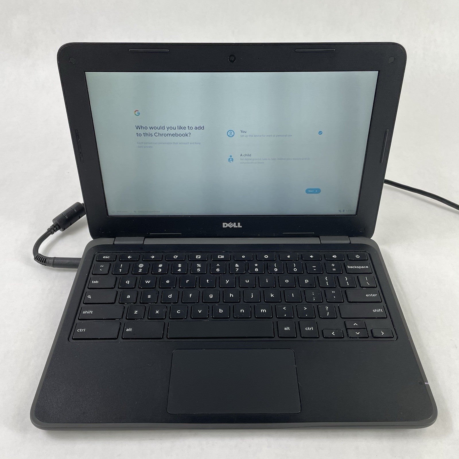 Dell Chromebook 11 3180 11.6" Celeron N3060 1.60 GHz 4GB RAM 16GB SSD No AC-READ1