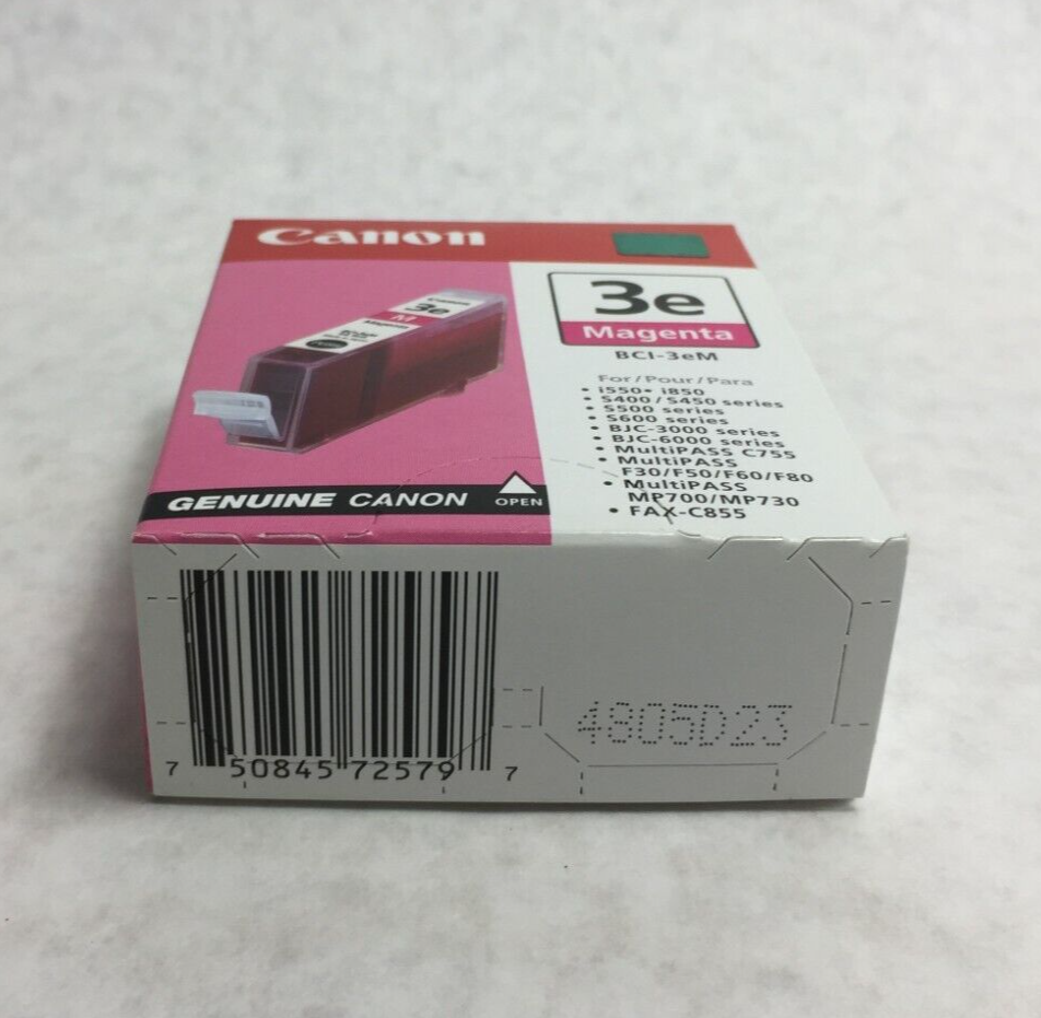 Genuine Canon Magenta 3e BCI-3eM Ink Cartridge