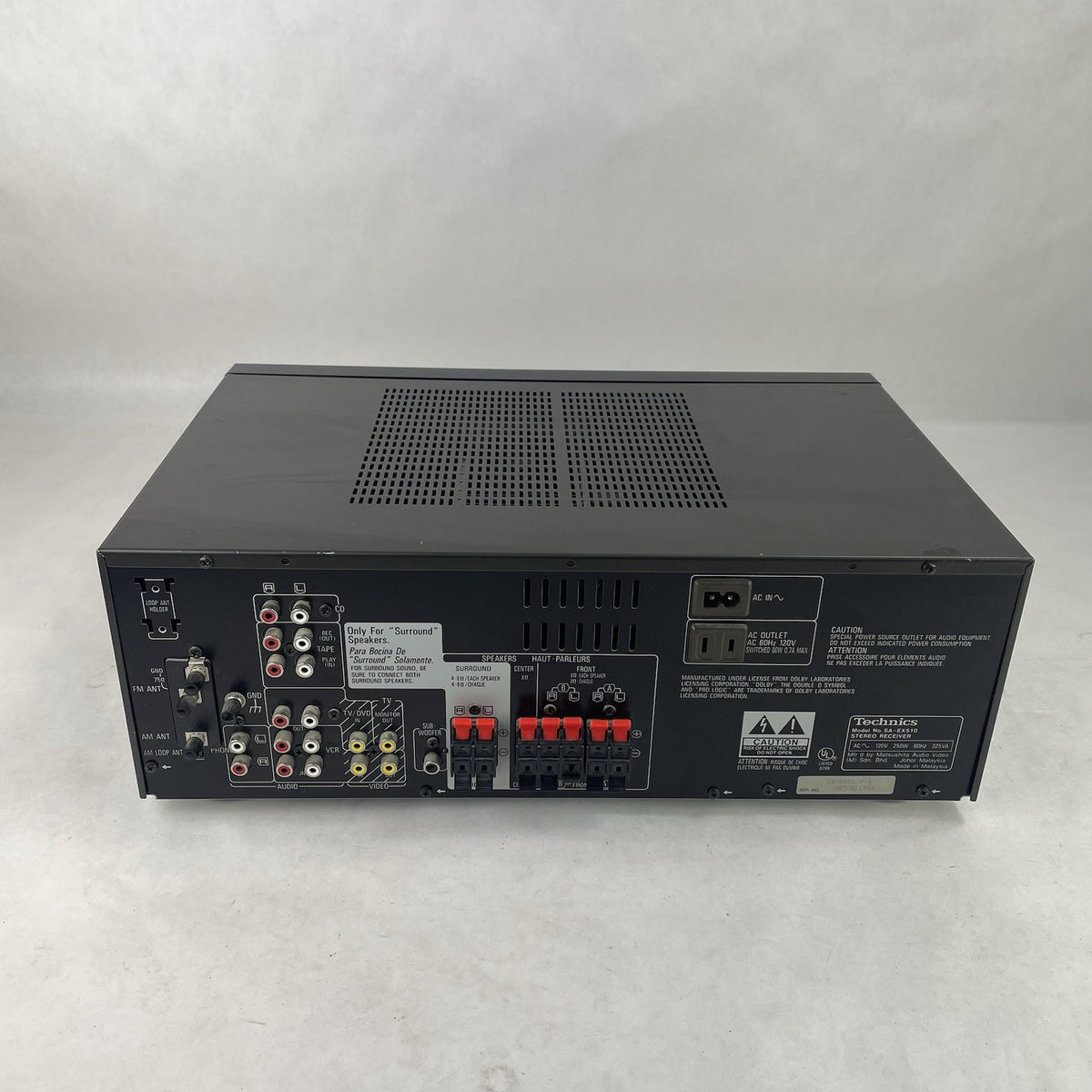 Technics SA-EX510 AV Stereo Receiver 120W - Tested8