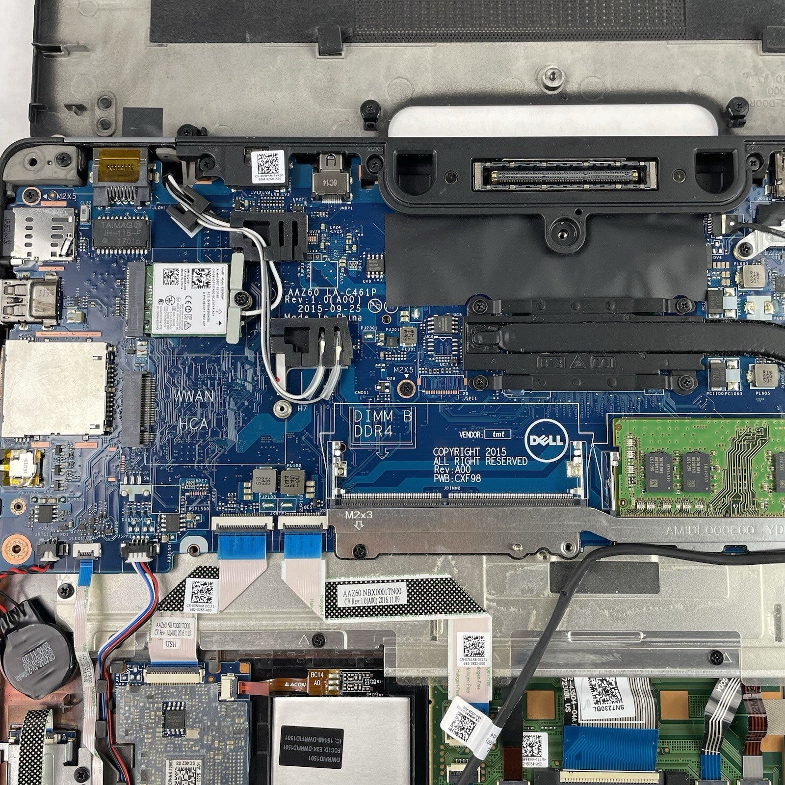 Dell Latitude E7470 14" i7-6600U 2.60 GHz 8 GB RAM No SSD/OS/AC/Battery20