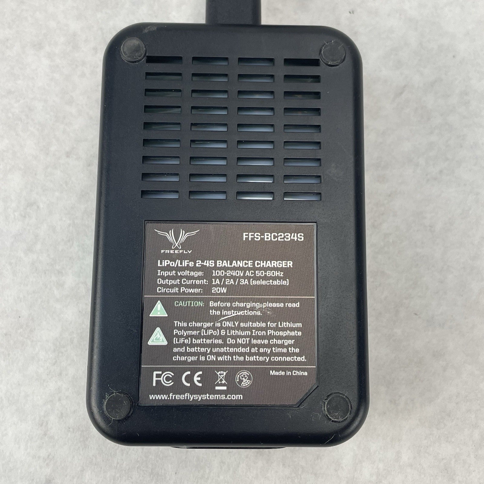Freefly FFS-BC234S LiPo/LiFe 2-4S Balance Charger Cell Equalizer Power Supply7